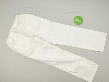 biale materialowe spodnie: Spodnie materiałowe damskie, rozmiar S — 3