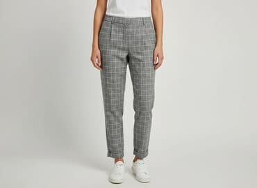 buty szerokie w palcach damskie: Primark, Spodnie materiałowe damskie, rozmiar M — 6