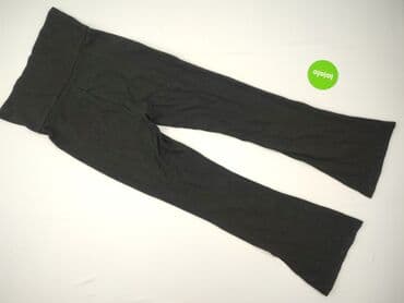 sinsay spodnie czarne z wysokim stanem: Sinsay, Spodnie materiałowe damskie, rozmiar L — 4