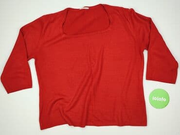 koszulka z kwadratowym dekoltem: Sweter damski, rozmiar 3XL — 2