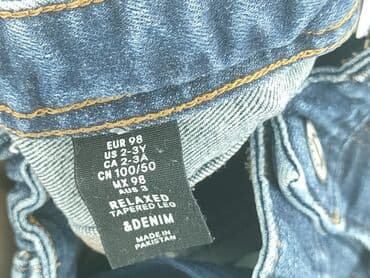 legginsy eskadron: Spodnie jeansowe, H&M, 2-3 lat, 98, stan - Bardzo dobry — 5