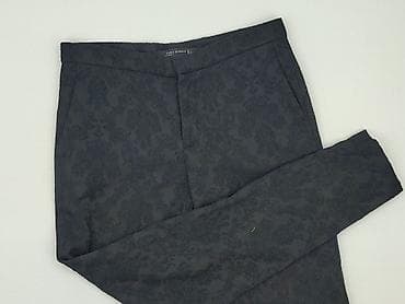 reserved leopard jeans: Zara, Spodnie materiałowe damskie, rozmiar S — 1