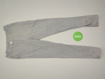 jeansy damskie podarte: Material trousers for women, size S (EU 36) — 2