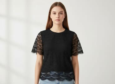 bluzki koronka: Bluzka damska, rozmiar S — 7