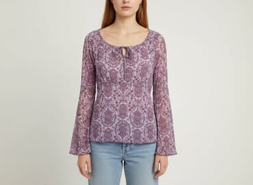 eleganckie bluzki fioletowe: Bluzka damska, rozmiar S — 6