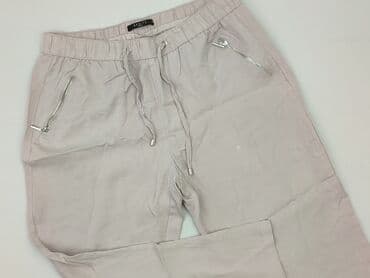 biale spodnie dresowe mohito: Mohito, Material trousers for women, size M — 2