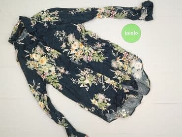 niebieska sukienka z długim rękawem: Women`s dress, size S — 3