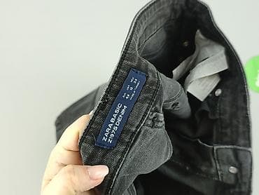 zara basic spódnice: Jeansy damskie, rozmiar S — 4