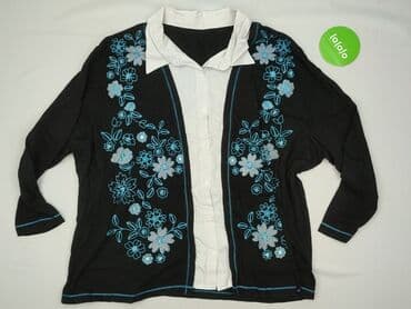 sweter piórkowy na drutach: Bluzka damska, rozmiar 3XL — 2