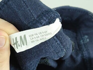 stradivarius spodnie biale: Legginsy dziecięce, H&M, 5-6 lat, 110/116, stan - Dobry — 5