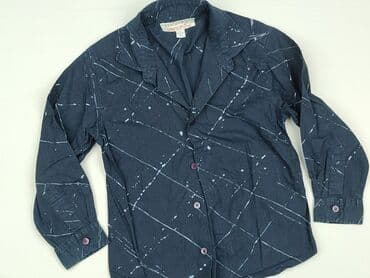 pepco koszula dla chlopca: Shirt 5-6 years, condition - Very good, pattern - Monochromatic, color - Blue — 1
