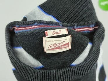 basic koszulka biala: Hilfiger Denim, Sweter dla mężczyzn, S — 4