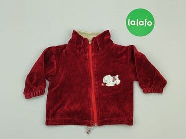 niebieska sukienka h: Sweatshirt, 6-9 months, condition - Good — 2