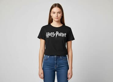 bluzy z harrym potterem: Sinsay, T-shirt damski, rozmiar S — 1