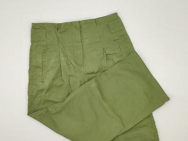 khaki spódnice: Spodnie materiałowe damskie, rozmiar L — 1