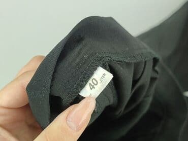 t shirty python: Material trousers for women, size L (EU 40) — 4