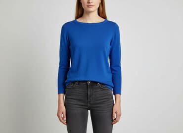 kobaltowa sukienka mohito: Sweter damski, rozmiar S — 5