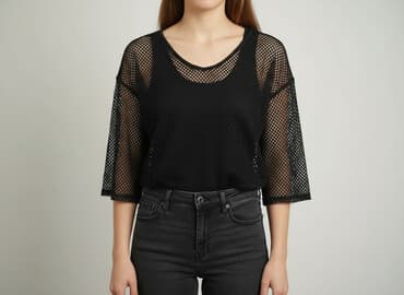 marynarki plus size damskie: Bluzka damska, rozmiar One size — 6