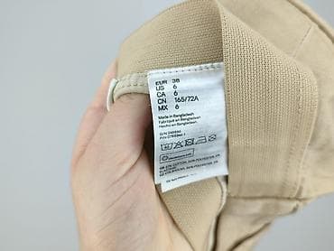 pull and bear lniane spodnie: Chino, Spodnie materiałowe damskie, rozmiar M — 4