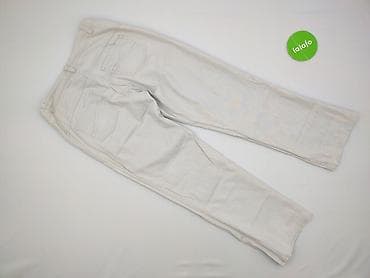 pull and bear lniane spodnie: Spodnie materiałowe damskie, rozmiar L — 3