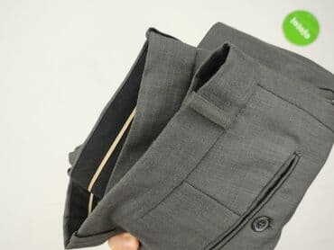 spodnie z wysokim stanem dla kogo: Suit pants for men, size M — 5