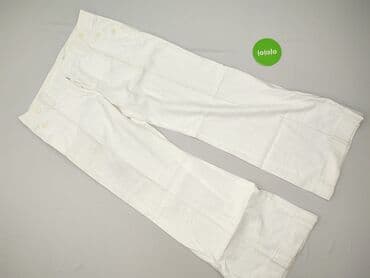 spodnie z szerokimi nogawkami h m: H&M, Material trousers for women, size XL — 3