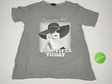 t shirt basic oversize: T-shirt damski, rozmiar XL — 2