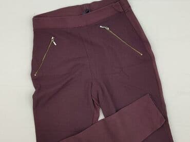legginsy damskie bordowe: Marks & Spencer, Spodnie materiałowe damskie, rozmiar S — 1