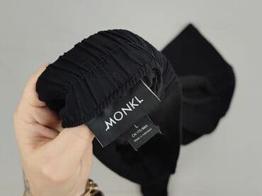 czarne spódniczka z łańcuchem: Monki, Spódnica damska, L — 4