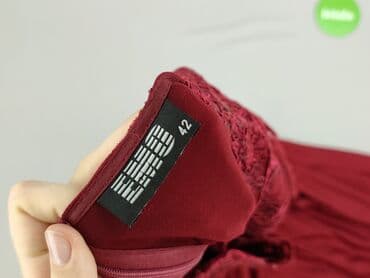 bordowa długa sukienki na wesele: EMO, Sukienka damska, rozmiar XL — 4