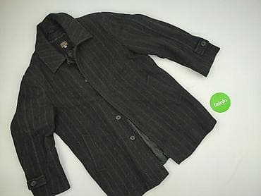 next kurtka zimowa: Męski płaszcz First Class, rozmiar M - Klasyczny, ciemnoszary odcień — 2