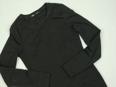 czarna sukienka z długim rękawem sinsay: Sinsay, Sukienka damska, rozmiar S — 1