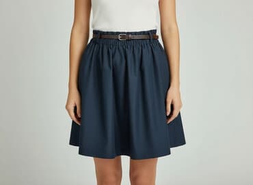 spódniczka dżinsowe z wysokim stanem: Spódnica damska, rozmiar S — 5