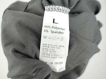 modne leginsy: Spodnie materiałowe damskie, rozmiar L — 4