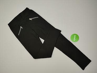 stradivarius cargo czarne: Leggings, Legginsy rozmiar L — 2