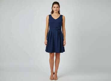 emoi sklep sukienki granat na wesele: Sukienka damska, rozmiar S — 6