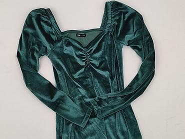 bluzki welurowa: Sinsay, Sukienka damska, rozmiar S — 1