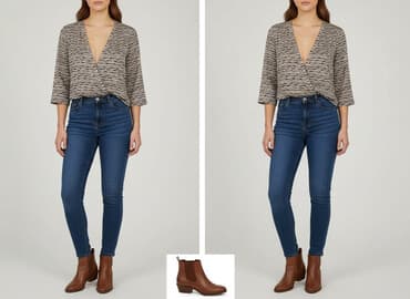 massimo dutti sweter w paski: Wallis, Bluzka damska, 2XL — 7