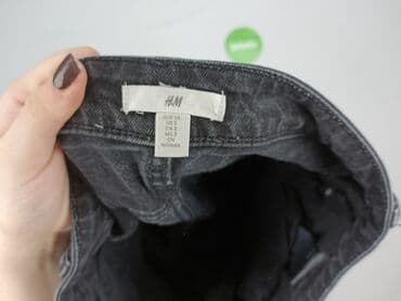 hm krótkie spodenki czarne: H&M, Jeansy damskie, rozmiar S — 4