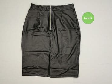 legginsy czarne woskowane: Spódnica damska, rozmiar XL — 3