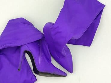 długie kozaki i sukienka: High boots for women, size 35 — 1