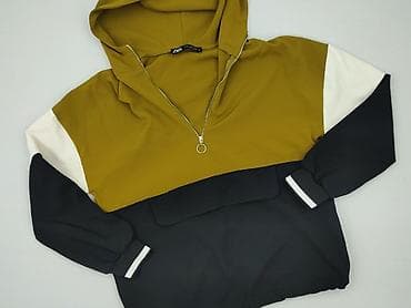 bluza z futrem: Zara, Bluza z kapturem damska, rozmiar XS — 1