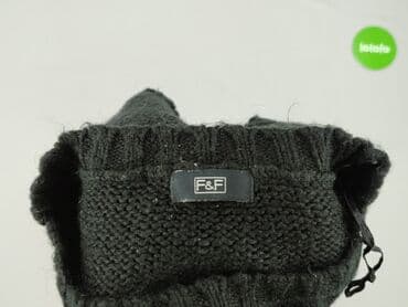 czarna sukienka i szary sweter: F&F, Sweter damski, rozmiar S — 5