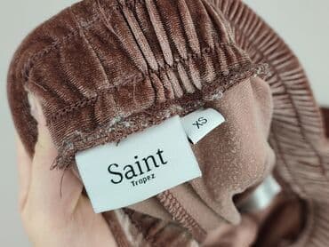 welurowe spodnie dresowe damskie: Saint Tropez, Spodnie dresowe damskie, rozmiar XS — 4