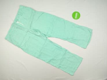 spódnico spodnie lniane: Spodnie materiałowe damskie, rozmiar 2XL — 3