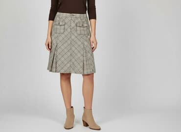 plisowane spódnice szara: Street One, Spódnica damska, rozmiar M — 8