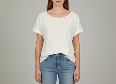 białe podkoszulki damskie z długim rękawem: Women`s T-shirt, size S — 1