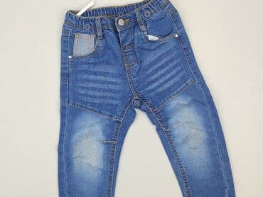 pajacyk niemowlęcy lidl: Denim pants, Ergee, 12-18 months, condition - Good — 1