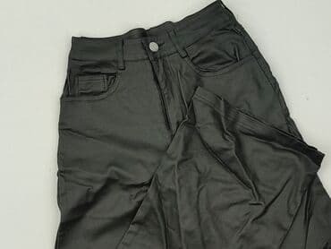 szerokie damskie jeansy: Spodnie materiałowe damskie, rozmiar S — 1