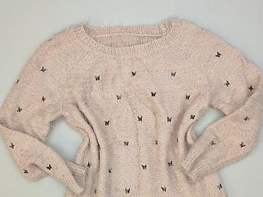 sweter w chmurki: Sweter damski, rozmiar S — 1